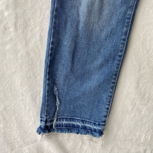 Judy blue Jeans Straight fit size 13 31 blue distressed Style JB82436MD - Picture 10 of 15